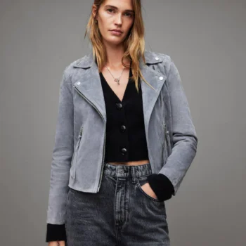 Suede Dalby Biker Jacket