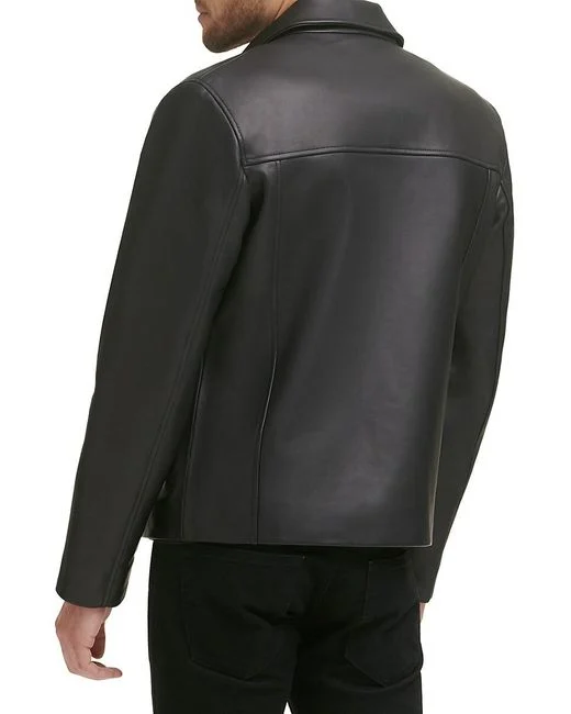 Men's Smooth Lamb Leather Jacket - Image 8