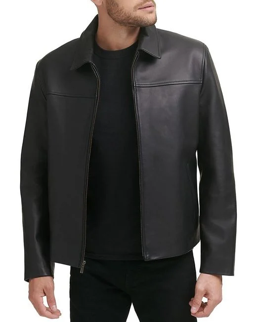 Men's Smooth Lamb Leather Jacket - Image 7
