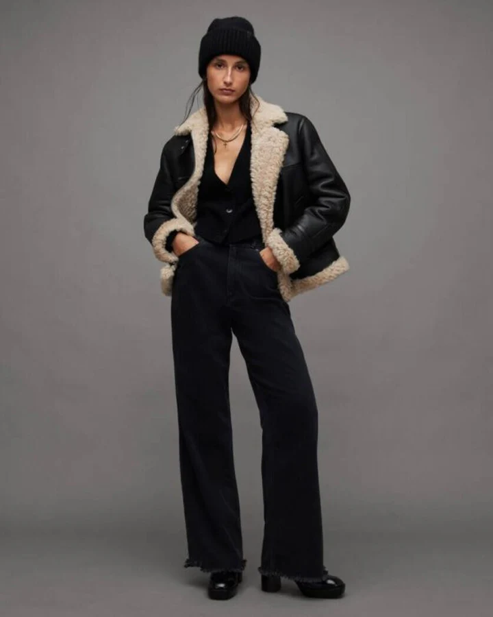 Lorel Flying Shearling Jacket - Image 2