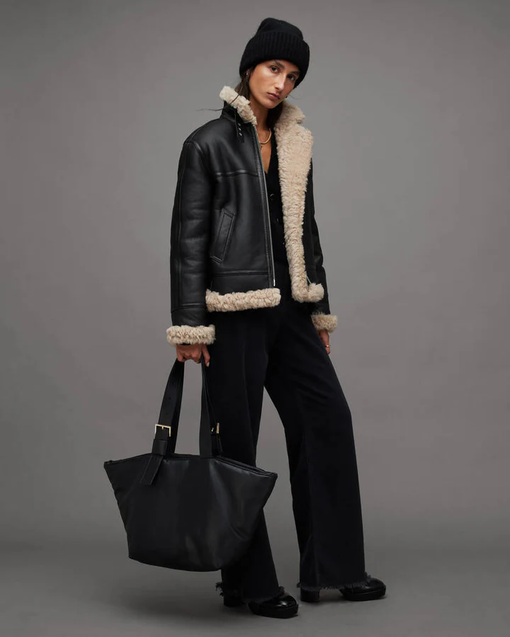 Lorel Flying Shearling Jacket - Image 3