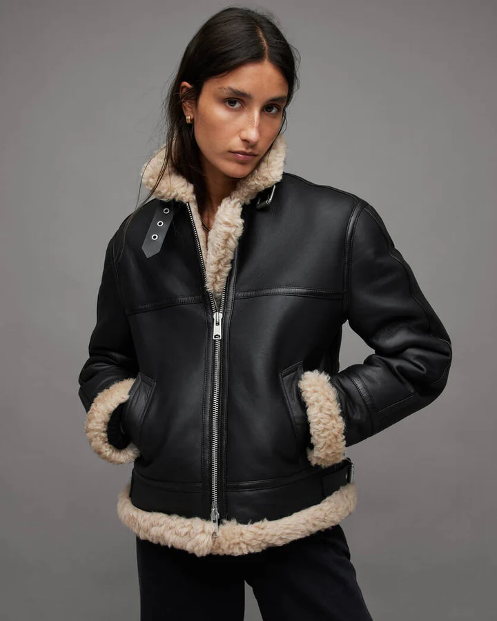 Lorel Flying Shearling Jacket - Image 5