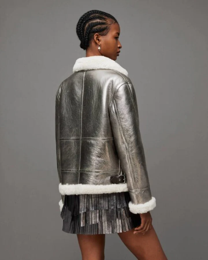 Lorel Shearling Flying Jacket - Image 5