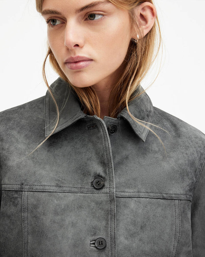 Remy Nappa Two Tone Trucker Jacket - Image 2