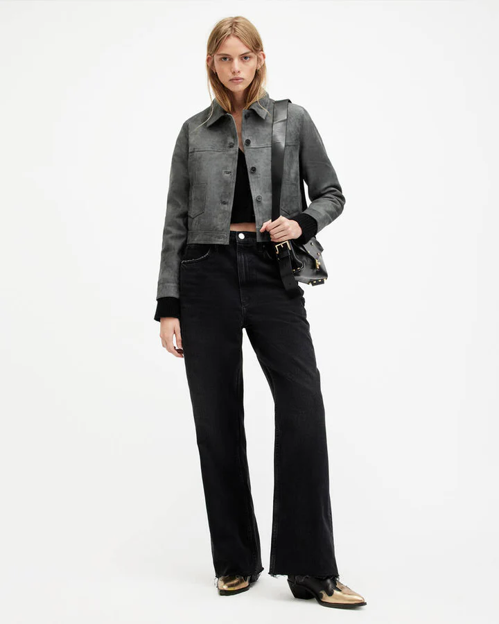 Remy Nappa Two Tone Trucker Jacket - Image 3