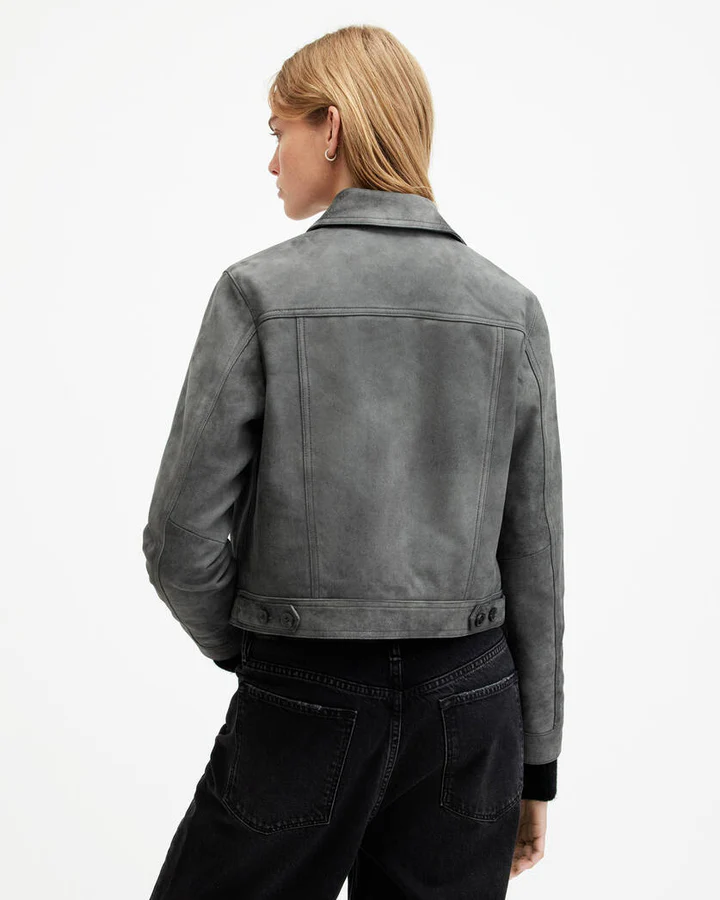 Remy Nappa Two Tone Trucker Jacket - Image 8